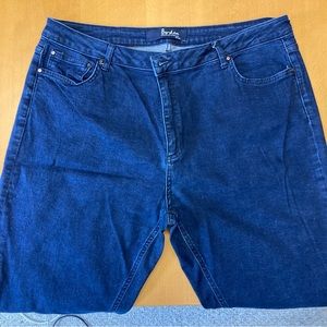Boden Marylebone Slim Bootcut jeans, US 16L, dark rinse.